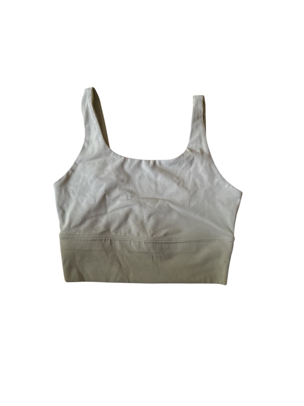Nike Light Beige Scoop-Neck Sports Bra